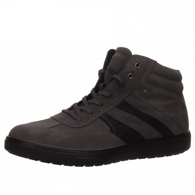 Jomos Herren Stiefelette In Schwarz Kombi. Jomos Herren Stiefelette In Schwarz Kombi.