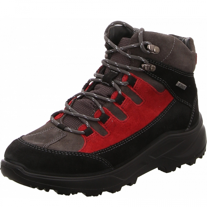 Jomos Damen Outdoor Stiefel In Schwarz Kombi.