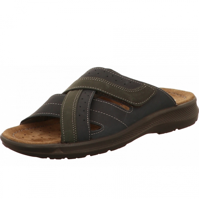 Jomos Herren Pantolette In Blau Jomos Herren Pantolette In Blau