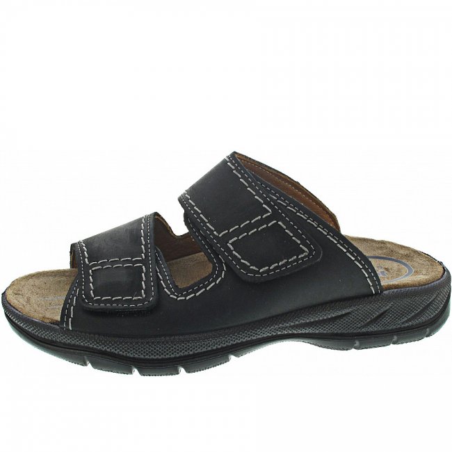 Jomos Herren Pantolette In Schwarz