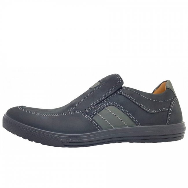 Jomos Herren Ariva Slipper In Schwarz/ Shark
