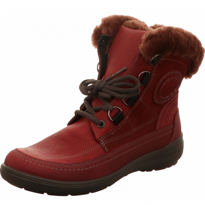 Jomos Damen Stiefel In Dunkelrot Jomos Damen Stiefel In Dunkelrot