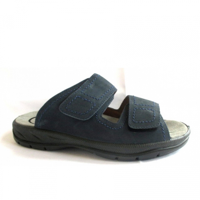Jomos Herren Pantolette In Blau Jomos Herren Pantolette In Blau