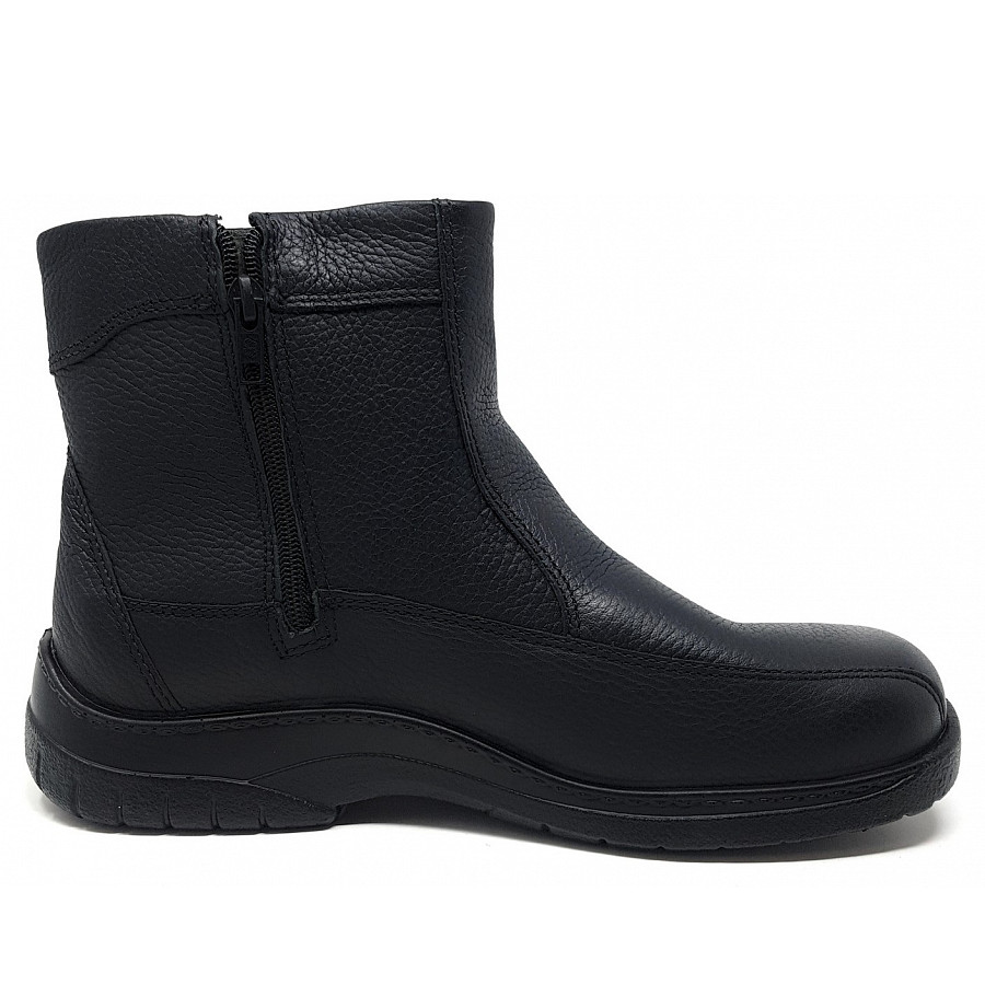 Jomos Herren Bolzano Schaftstiefel In 000 Schwarz Mit Lammfell