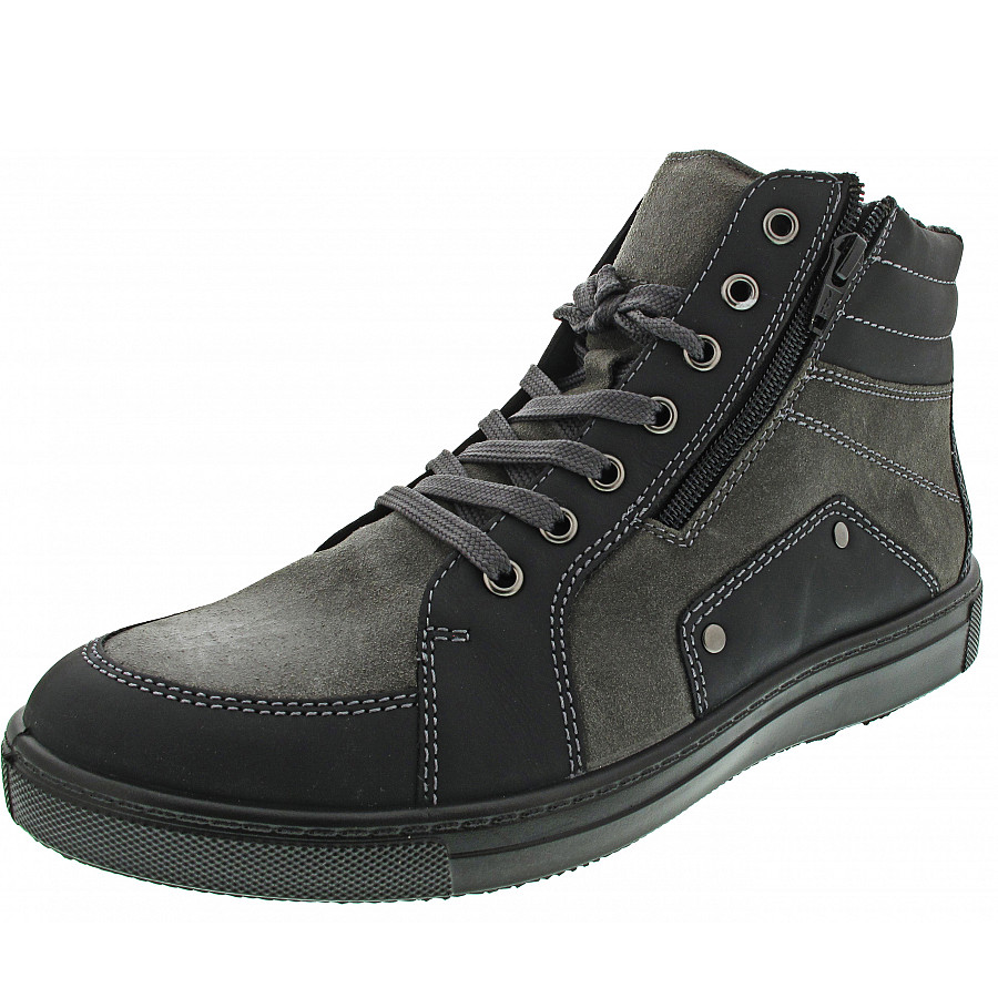 Jomos Herren Schnürstiefel In Schwarz-Shark