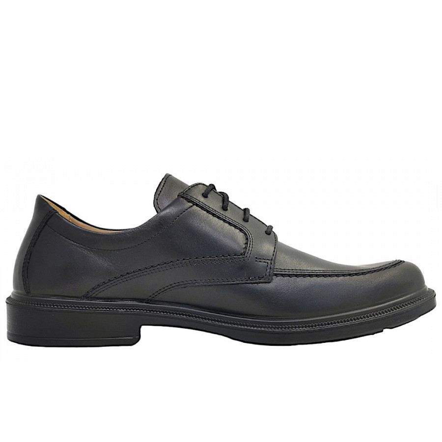 Jomos Herren Eleganter Schnürer In Schwarz