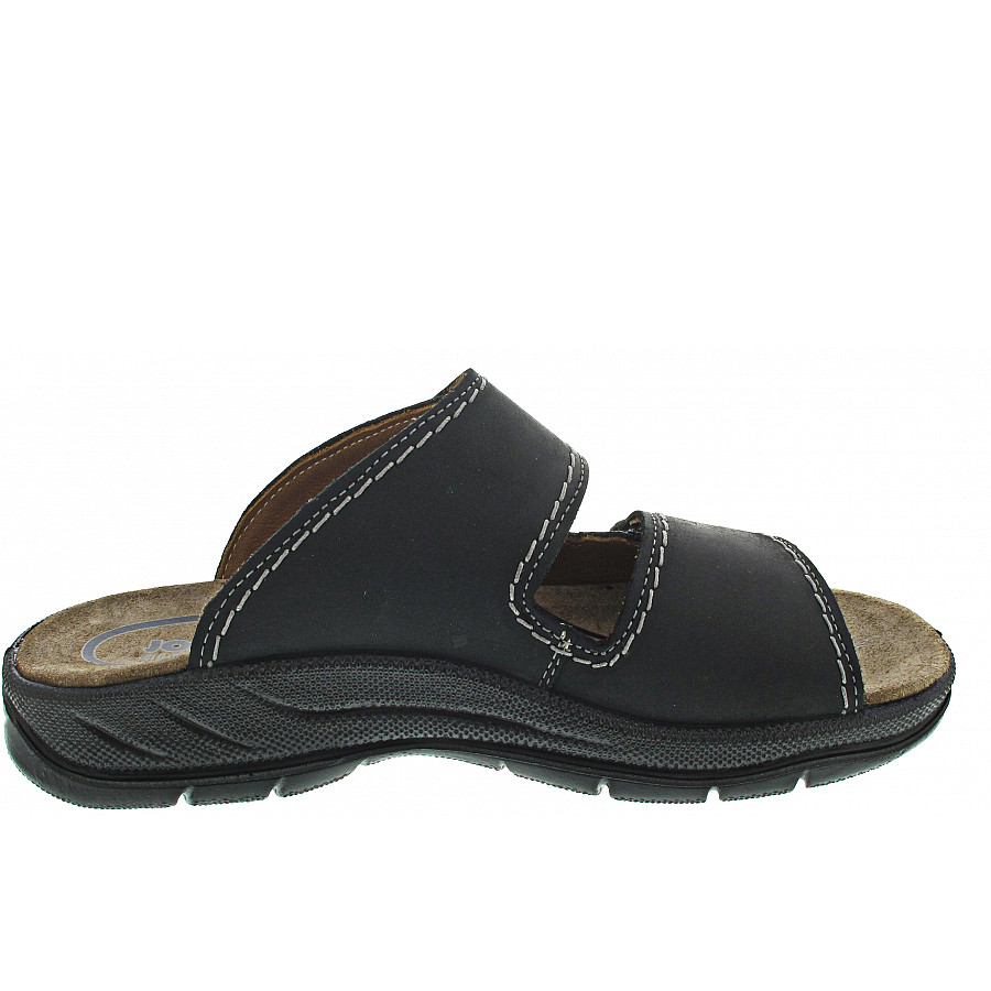 Jomos Herren Pantolette In Schwarz