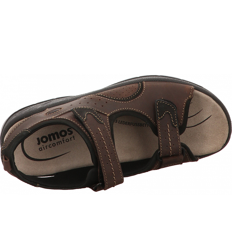 Jomos Herren Sandale In Dunkelbraun